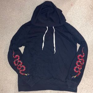 TRUST NO ONE Carbon Hoodie size L